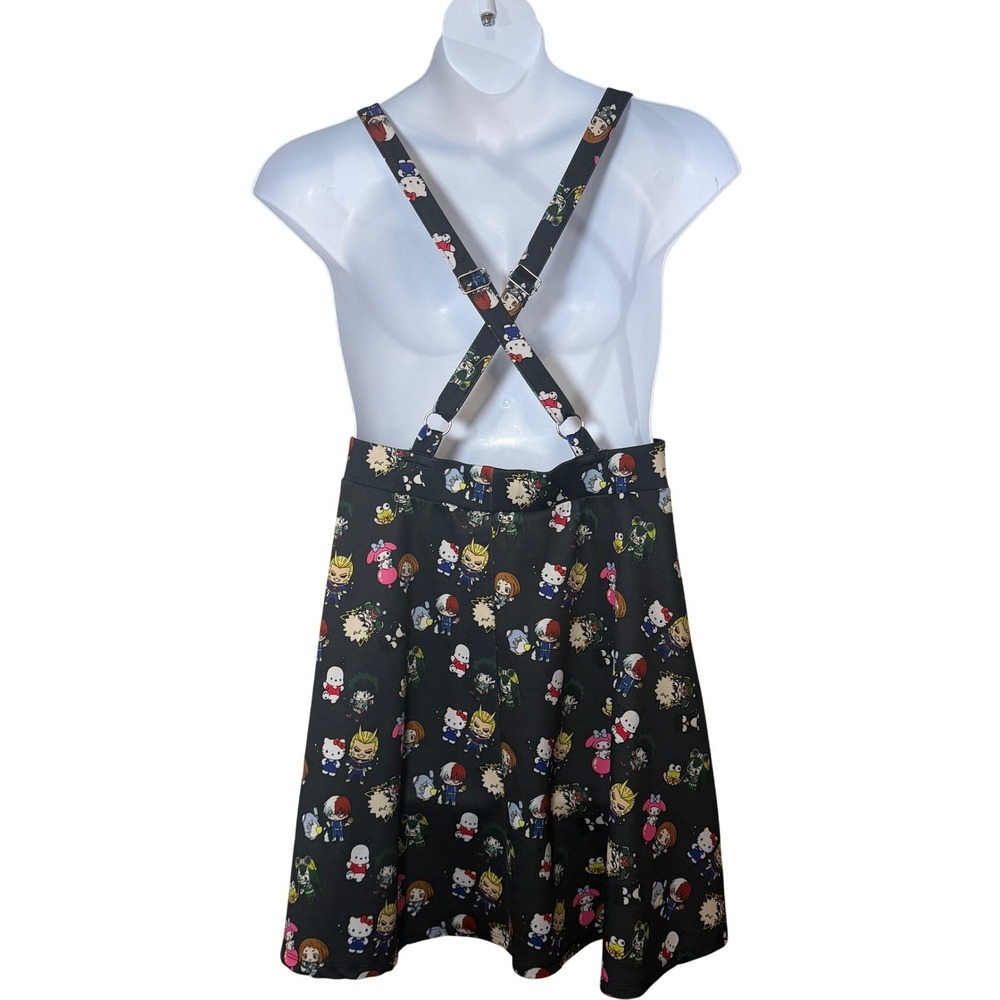 Hello Kitty Suspender Skirt Womens 2X Kawaii Anime Skater Nerdcore Hot Topic - Picture 6 of 12